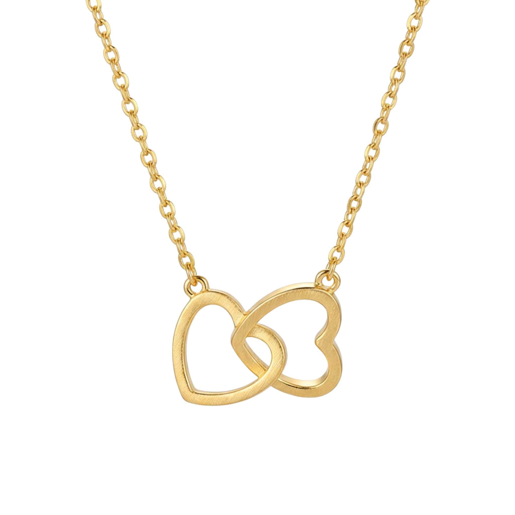 DOUBLE HEART NECKLACE