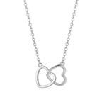 DOUBLE HEART NECKLACE